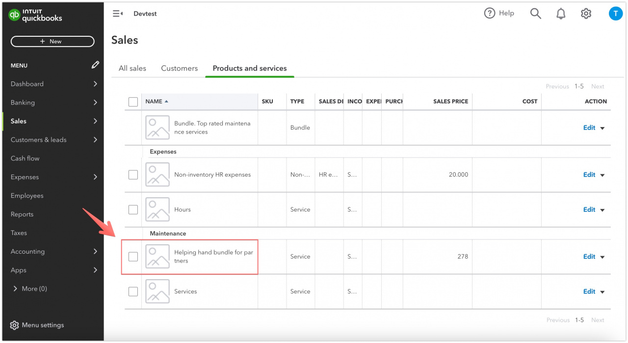 Migrate stock with quickbooks inventory